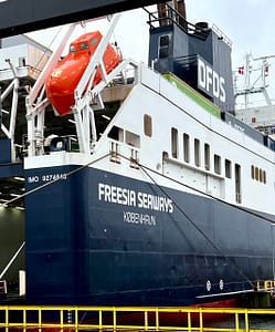 Freesia Seaways DFDS til Kai i Brevik