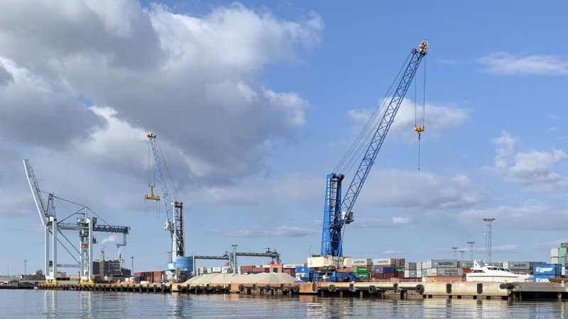 Borg Havn fra sjøsiden